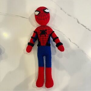 Handmade Crochet Spider-Man Stuffed Doll 14 Inches